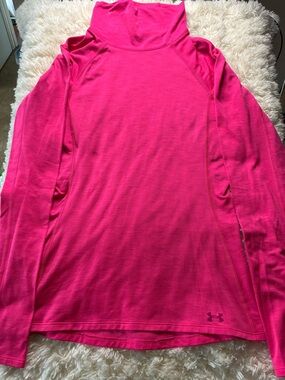 Under Armour Hot Pink Long Sleeve Turtleneck Pullover